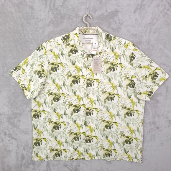 Tommy Bahama Men's 3XL Island ZoneBahama Floral Coast Tropical Camp Shirt NEW